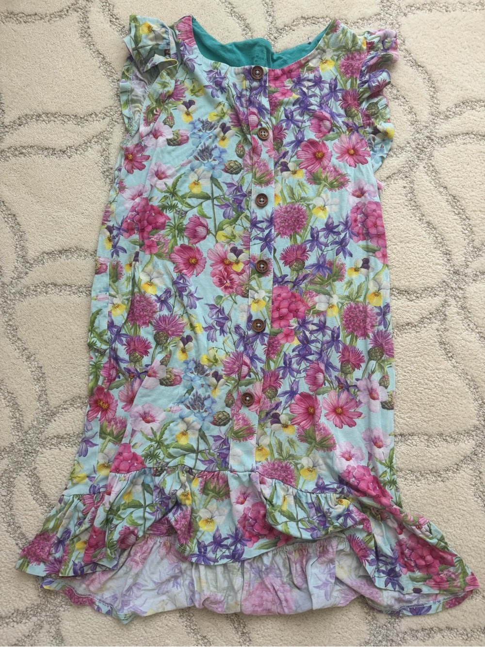 🌸✨ **Posh Peanut floral ruffle dress, made for twirling through summer!** ✨🌸